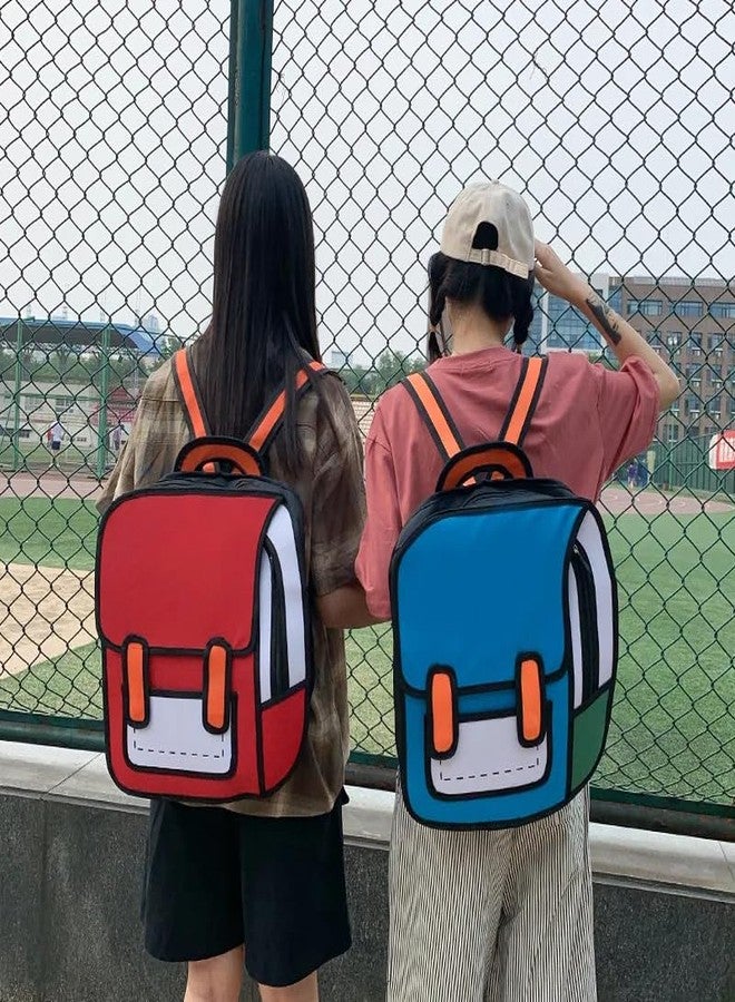 Koozy Up Koozy 2D Bags Animated Bag - Unique and Fun 2D Design Bag, Lightweight, Durable, and Spacious for Everyday Use, Stylish & Functional (Large) - Image 4